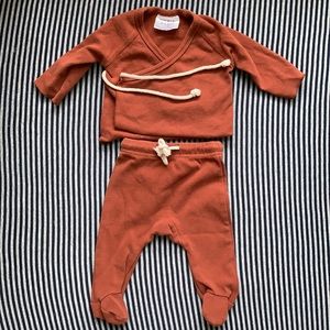 Mebie Baby pajamas set; 0-3m